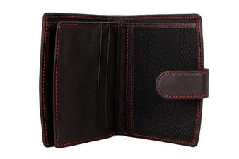 Atlantis Black Leather RFID Wallet