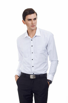 Q-Fit Men's Slim Business Casual Top