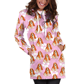 Basset Hound - Hoodie Dress