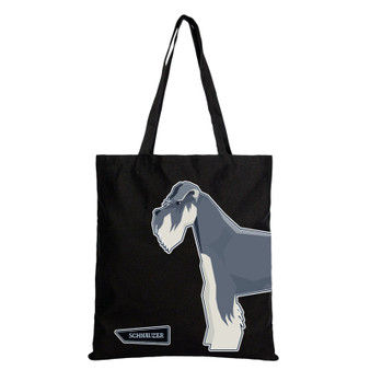 Schnauzer Canvas Tote Bag