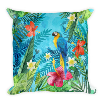 Jungle Parrot Premium Pillow