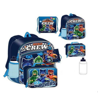 PJ Masks 5-Piece Backpack Set For Boys - 16 Inch - Disney Junior - Blue