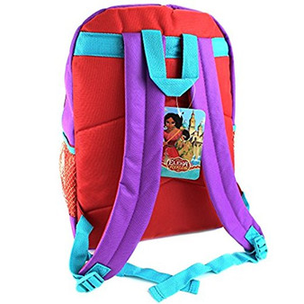 Disney Princess Elena of Avalor 16" Girls' Backpack, Purple/Red