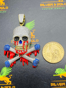 Skull Head 3d Custom pendant