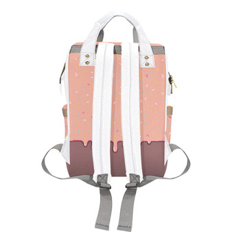 Strawberry Drip Baby Diaper Bag Multi-Function Backpack