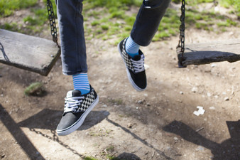 Men's 5-Pair Colorful Striped Socks-3049