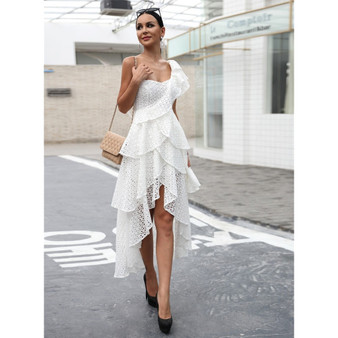 White Maxi Casual Dress