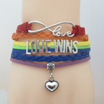 LOVE WINS LGBT bracelet