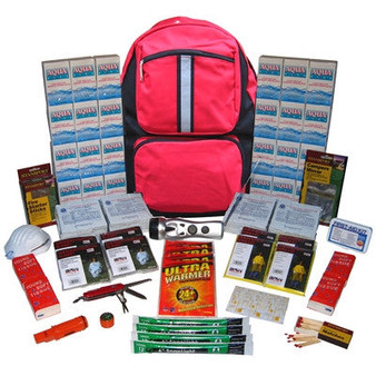 6-Person ''Grab-'N-Go'' Backpack Emergency Kit