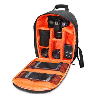 Camera Backpack Durable Waterproof Camera Bag 600D Nylon Material Three Colors