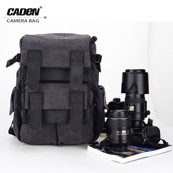 CADeN Waterproof Canvas Camera Bag M5 Backpack