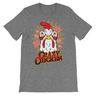 Crazy Chicken Short-Sleeve Unisex T-Shirt