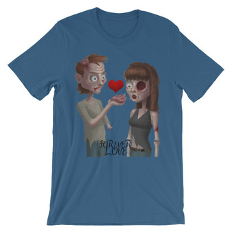 Zombie Love Unisex short sleeve t-shirt