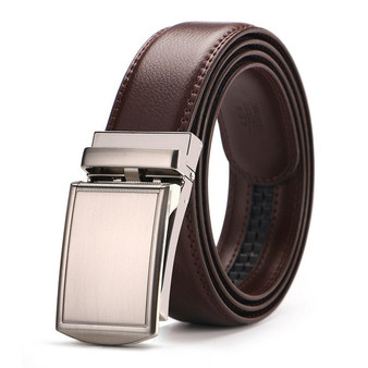 Men's Genuine Leather Ratchet Dress Belt