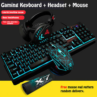 NAOS Illuminated Gaming Mouse & Keyboard Set