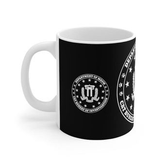 Funny Cat Bureau Of Investigation (FBI) Coffee Mug