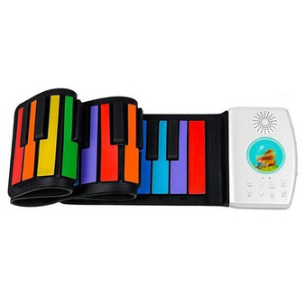 Great Gift! Portable 49 Keys Roll-Up Piano Keyboard!