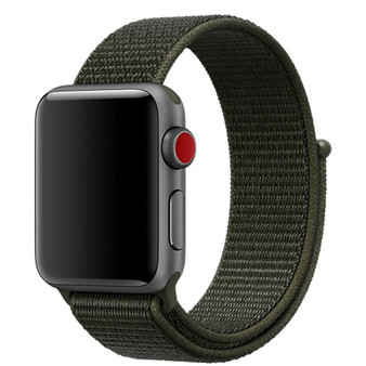 Nylon Loop strap for Apple Watch band 42mm 38mm 44mm 40mm  Series 4 3 2 1