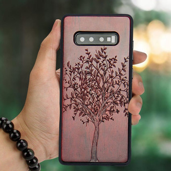 Shockproof Natural Wood Case for Samsung S10 S10e