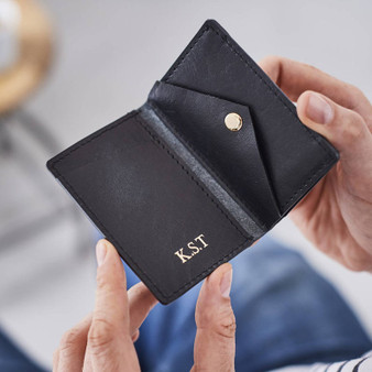 Fathers day Gift Leather Credit Card Holder Wallet