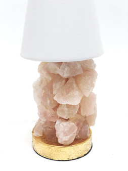 Rose Quartz  Petite Table Lamp