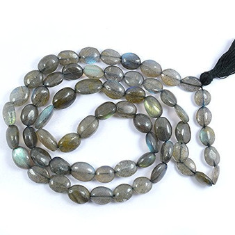Blue Sodalite Oval Unisex Necklace Beads for Healing