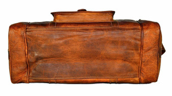 Alan Rustic Brown Traveler Duffel Bag