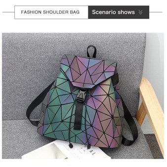 Luminous Geometric Shoulder Bag