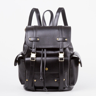 Women Fashion Vintage Leather Backpack