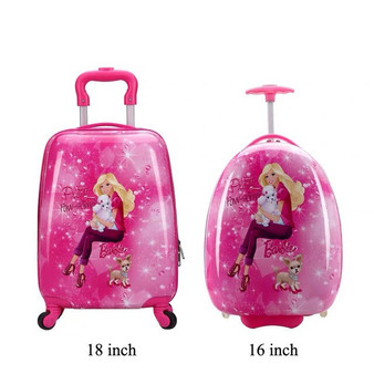trolley suitcase with wheels child rolling luggage kid travel cabin suitcase cartoon Boys Girls School backpack bag