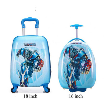 Girls Anime Trolley Suitcase Kids Climb The Stairs Children School Bags with 2 Wheels for Girls Removable Trolley Bag