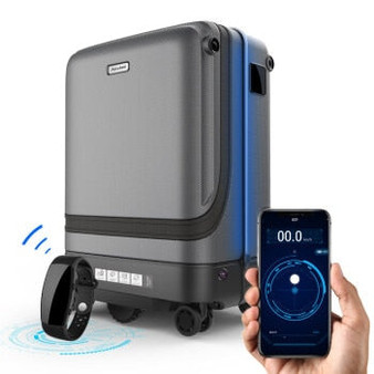 SR5 Auto-following Luggage with Smart Bracelet emotely controllable Case Intelligent Electric Suitcase bag Automatic