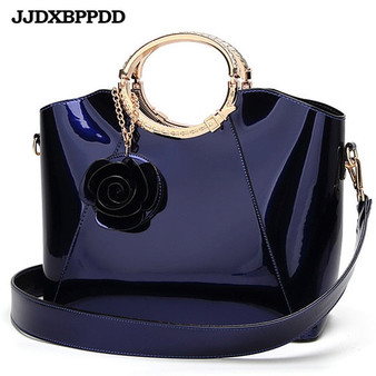 New High Quality Patent Leather Women bag Ladies Cross Body messenger Shoulder Bags Handbags Women Famous Brands bolsa