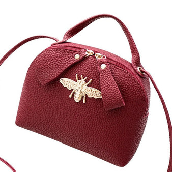 2019 Summer Women Shoulder Bags Fashion Cute Bee Crossbody Bag PU Leather Casual Handbag Large Capacity Phone Messenger Bags