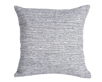 Woven Blue Solid Accent Pillow / Blue Pillow / Solid Blue Throw Pillow / Throw Pillows Blue Solid