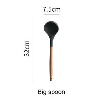 Silicone Spatula Heat-resistant Soup Spoon Non-stick Special Cooking Shovel Kitchen Tools