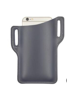 Genuine Leather Belt Clip Holster Case for 6.0 inch Mobile Phone