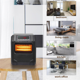 Infrared Heater | ZOKOP Portable Space Heater - Black/1500W