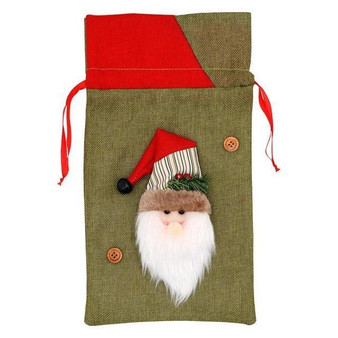Christmas 3D Santa Claus Snowman Gift Bag