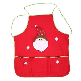 Santa Claus Snowman Kitchen Apron