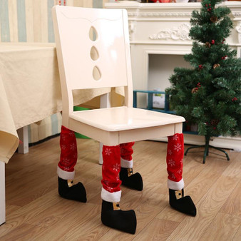 Table Leg Chair Foot Christmas Covers