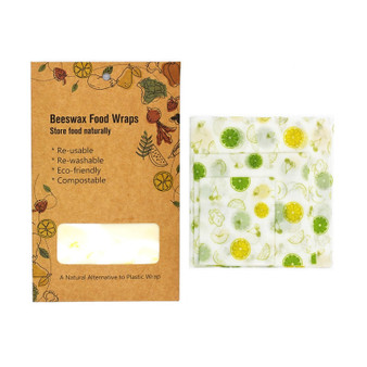 ECO-FRIENDLY, Organic Cling Wraps - Reusable, Organic Beeswax Cling Wraps.