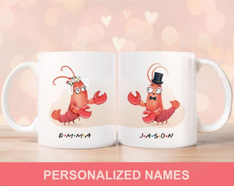 Personalized Customized Personalized Couple You're My Lobster Funny Mug Valentine Christmas Gift