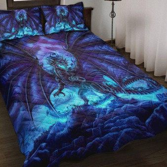 Love Dragon Purple Night Gift Bedding Set