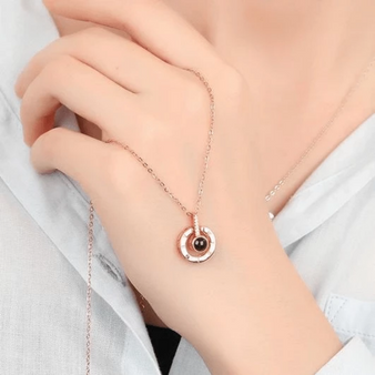 100 Languages "I LOVE YOU" Ring, Necklace