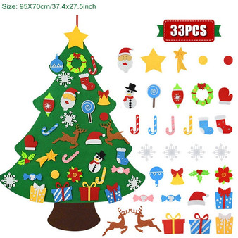 Kids DIY Felt Christmas Tree Christmas Decoration