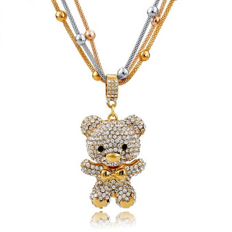Cute Bear Pendant Necklace