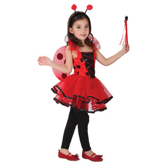 Kids Girls Ladybird  Costume