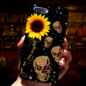 Skull & Flower Phone Case