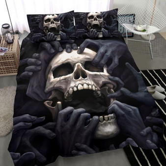 Skull Art Hand Bedding Set